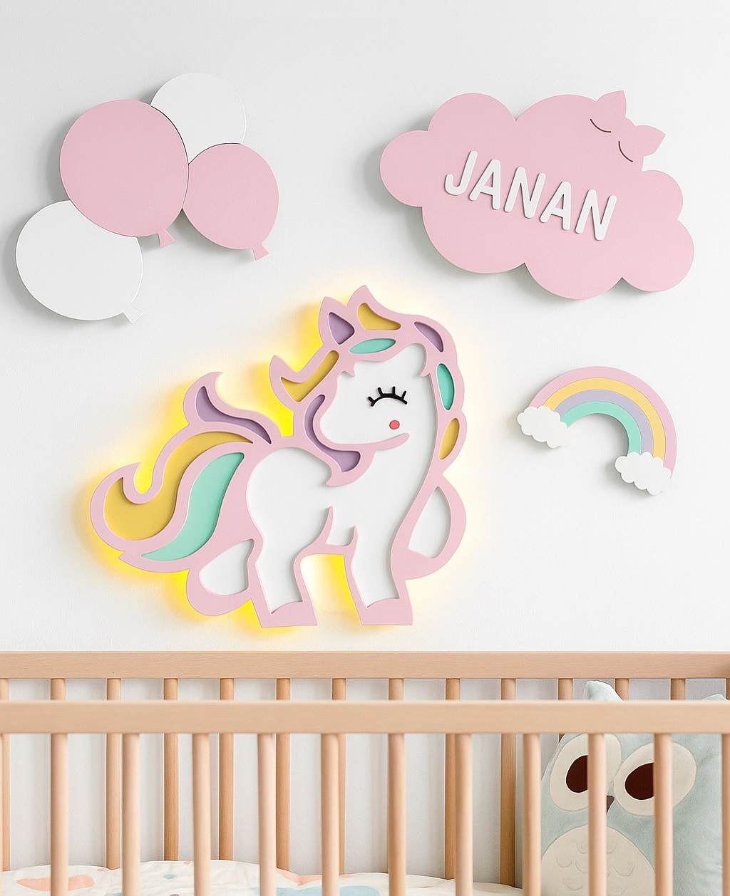 چراغ خواب کودک نور مخفی تک شاخ یونیکورن